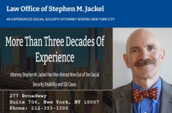 Attorney Stephen M. Jackel - Social Security Lawyer New York